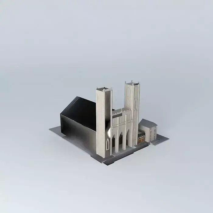 NOTRE DAME BASILICA. Free 3D model