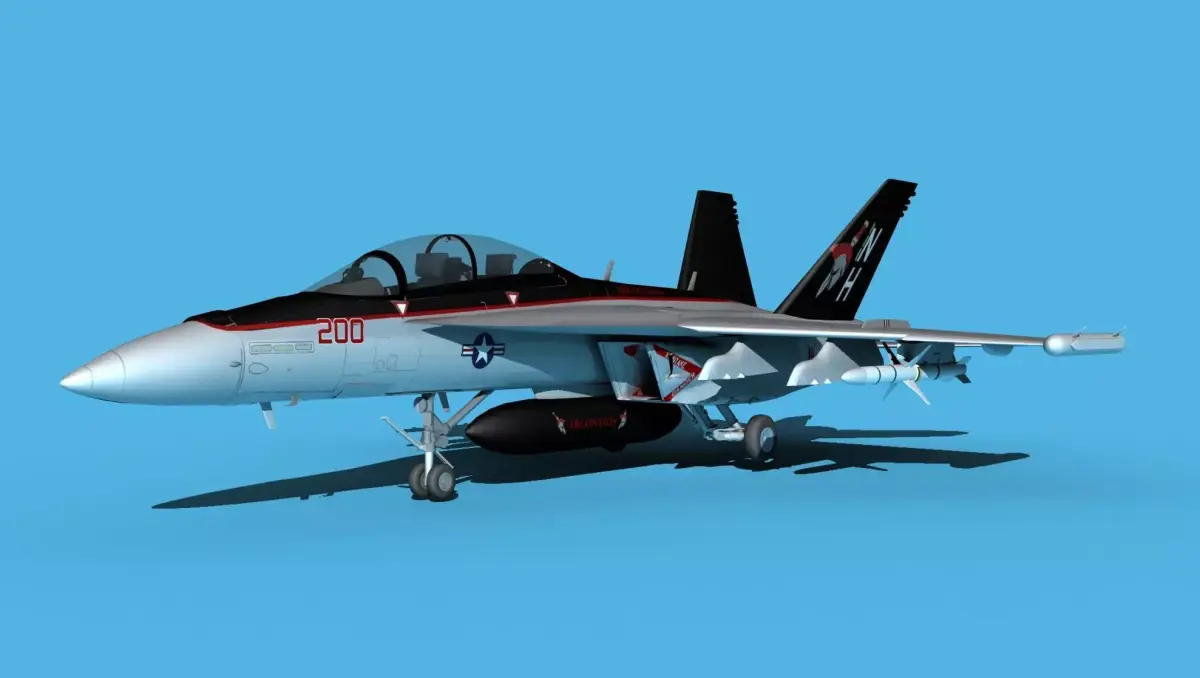 Boeing FA-18F Super Hornet V20 3D model
