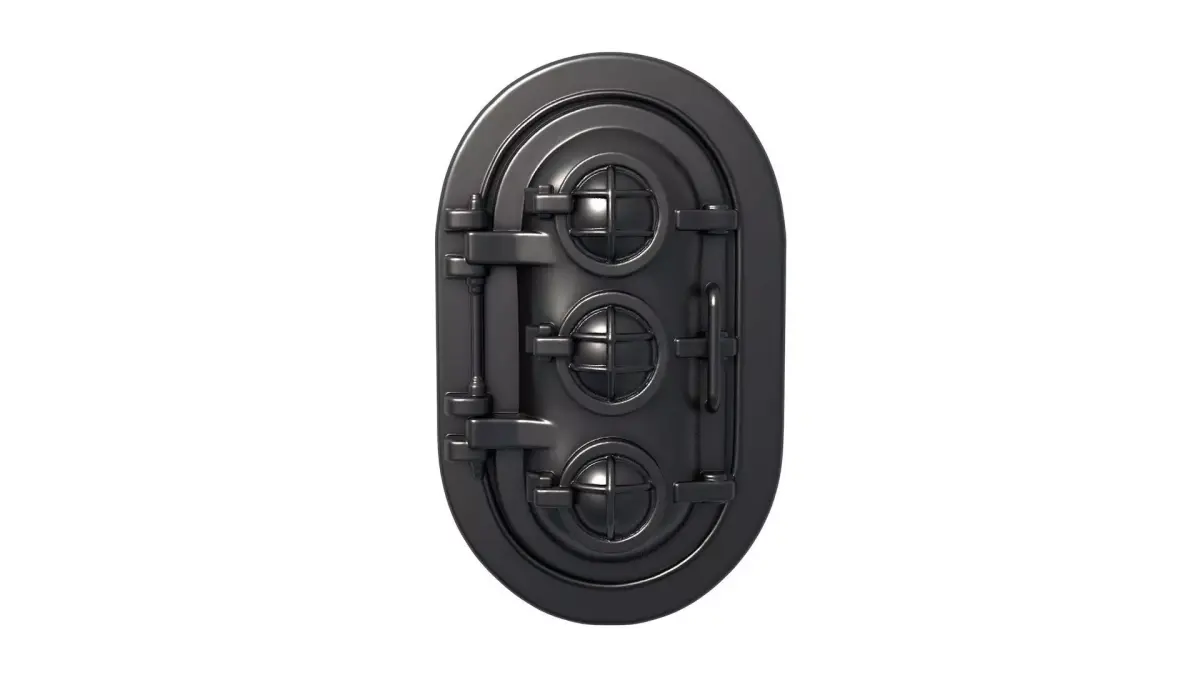 submarine door 3D print model buy
