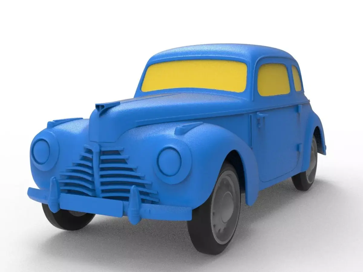 Skoda 1101 1946 Classic Car 3D print model