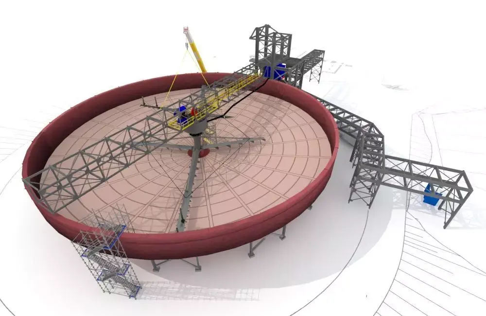 Industrial Thickener 3D Model 3D model