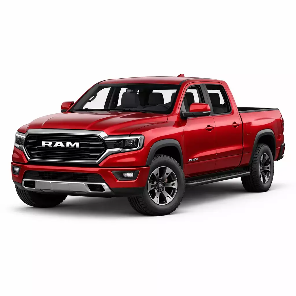 Ram 2026 Low Poly Modern Pickup Truck Optimized 3D Model Low-poly 3D model