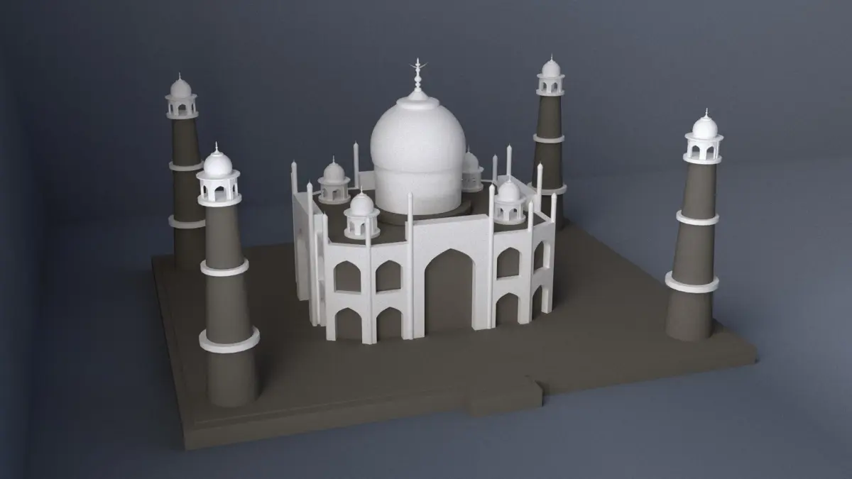 TAJ MAHAL 3d model 3D model