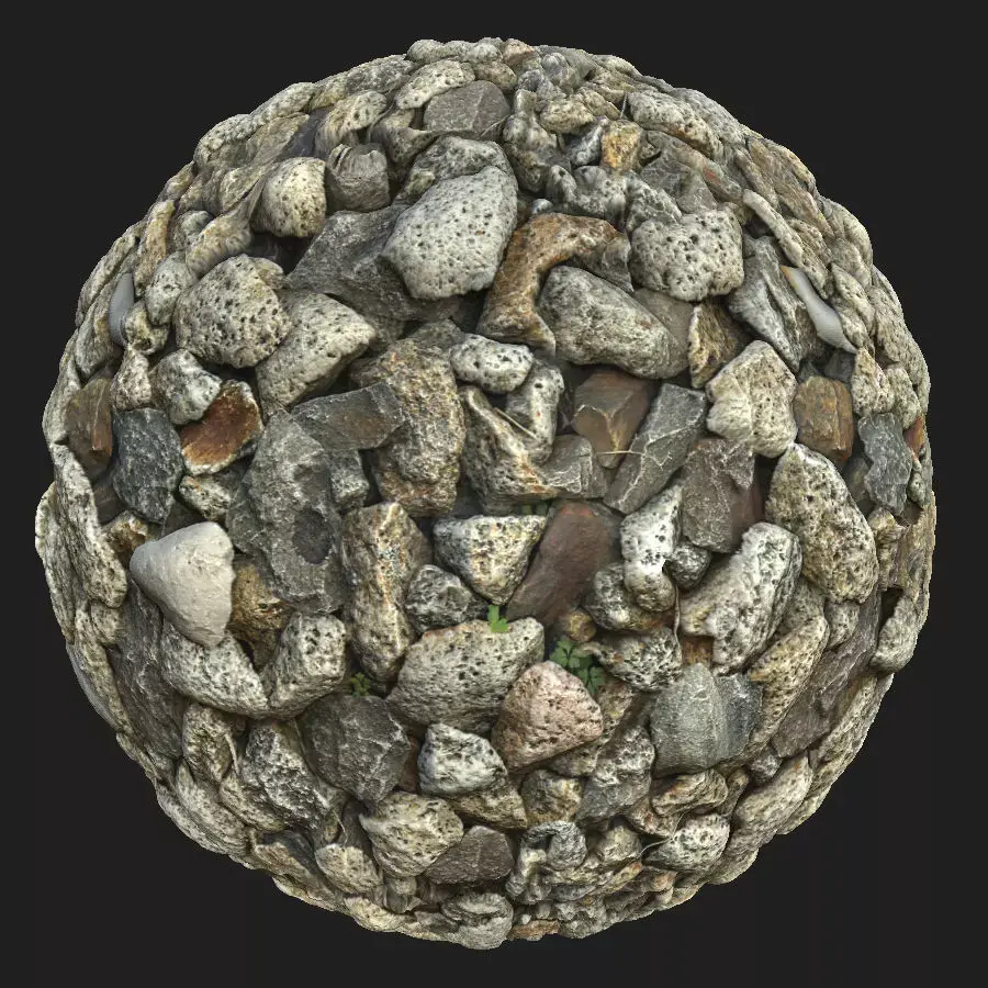 RAILWAY STONES 3D model