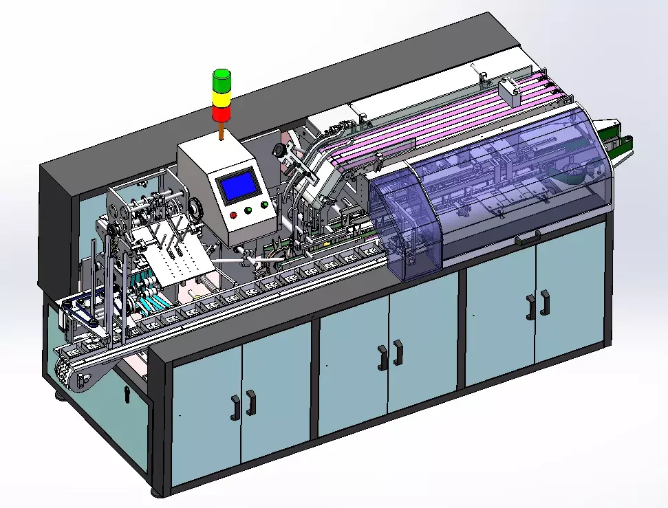Automatic high-speed cartoning machine  3D model