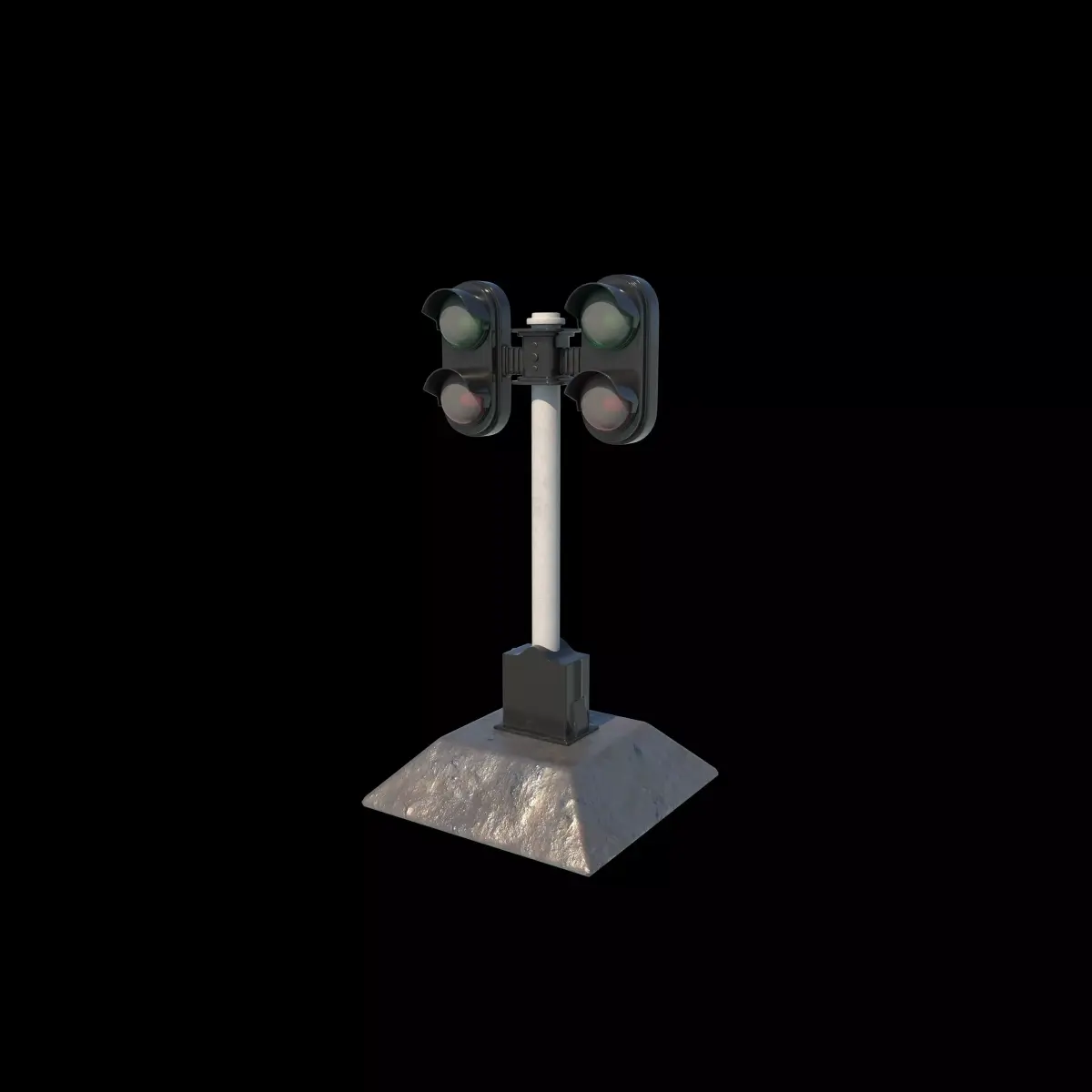 Traffic signs  3D model purchase
