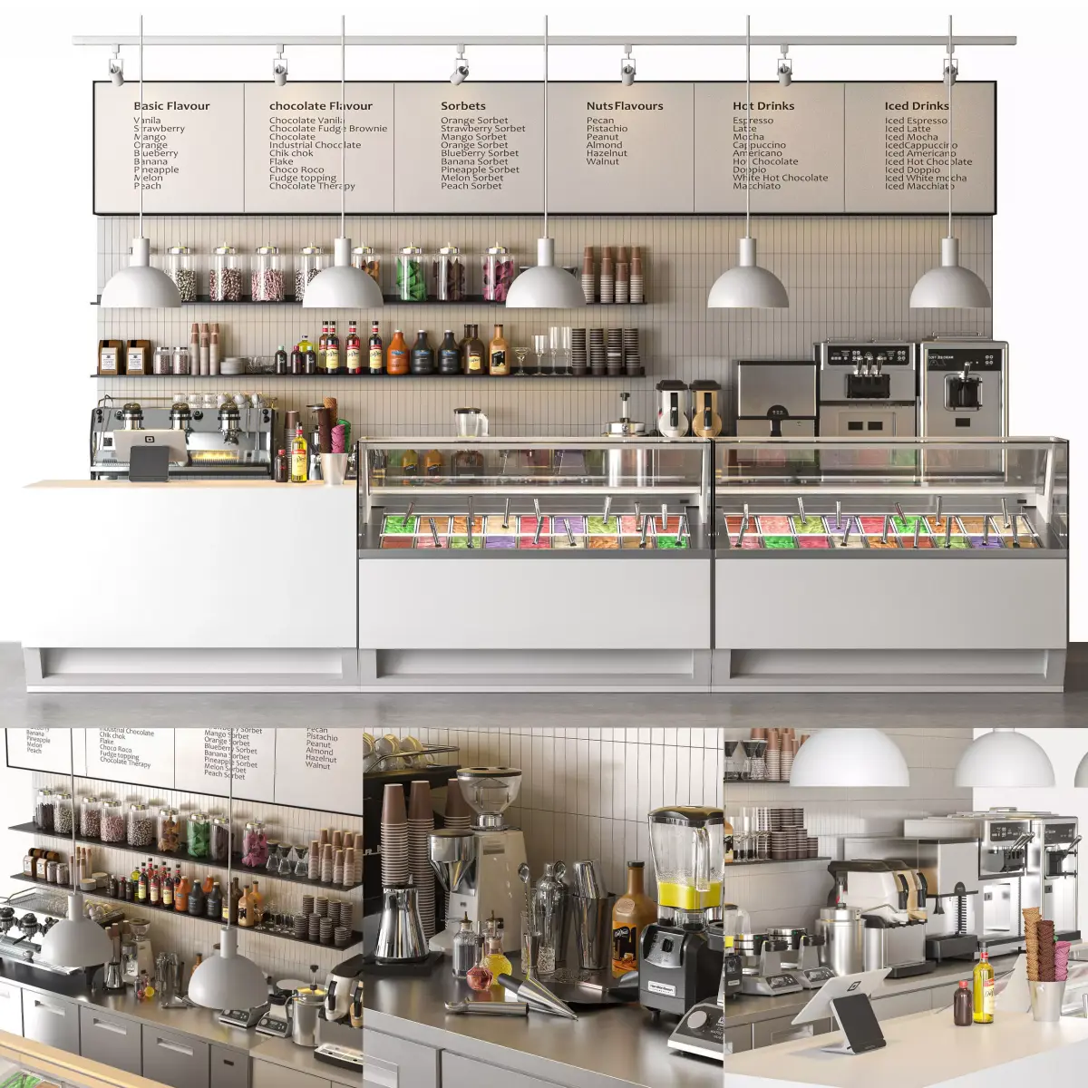 Ice Cream Shop 3D model purchase