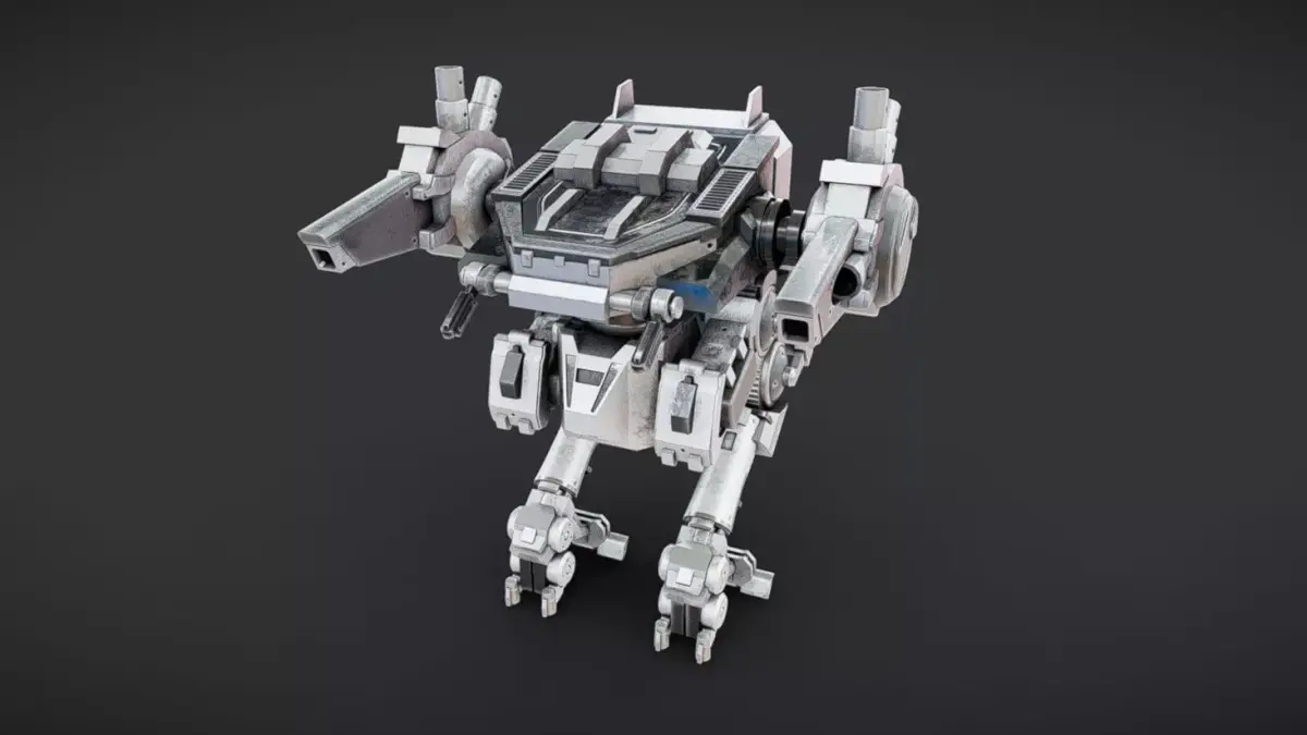 Mech 14 - Read Description Low-poly 3D model