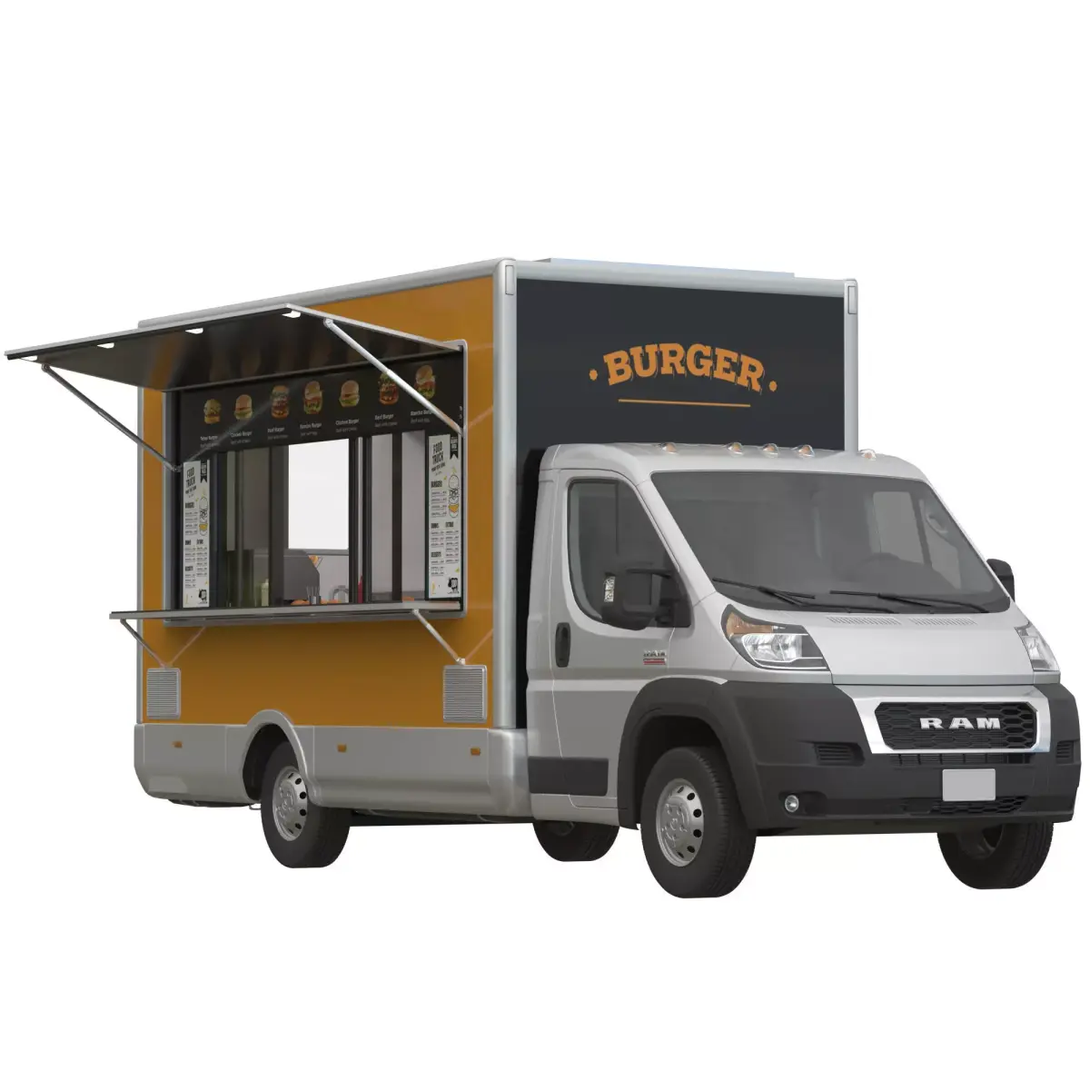 RAM PROMASTER Food Truck 3D model