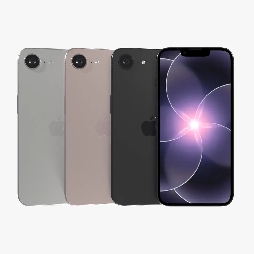 Apple iPhone 17e All Color 3D model