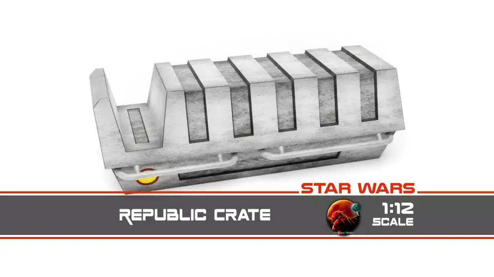 Republic Crate 1-12 scale Blackseries 3D print model