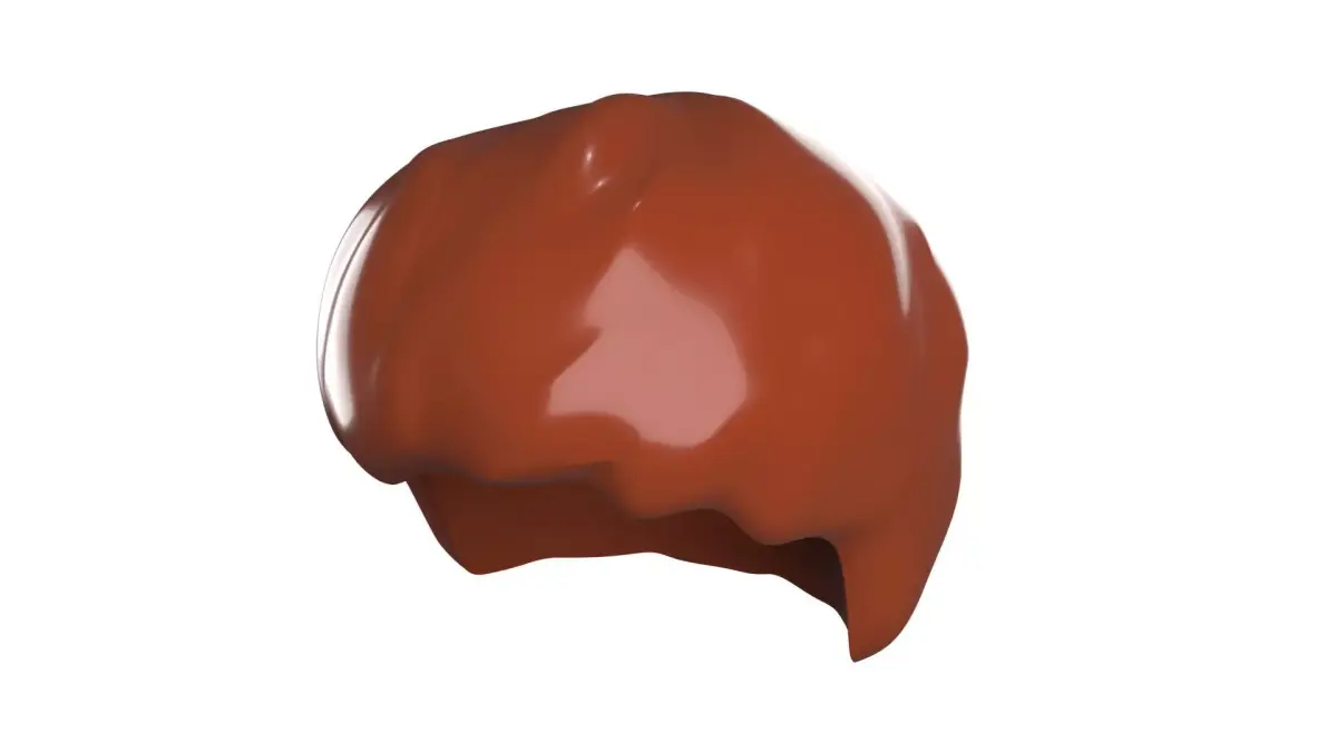 Custom3Dprint Minifigure Accessory - Minifigure Hair S2 - 112 3D print model