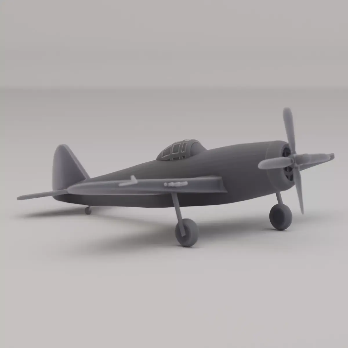 P-47 Thunderbolt 3D print model buy