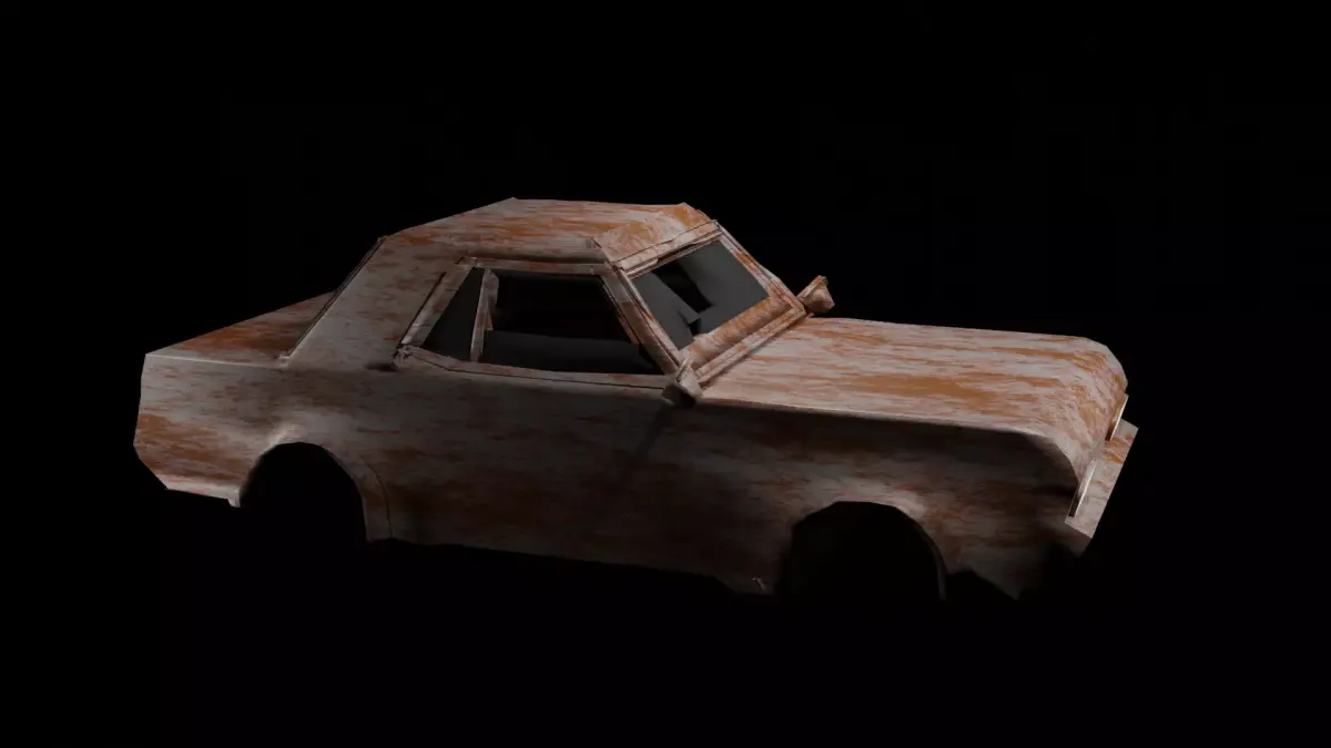 Procedural Extreme Rusty Metal Free 3D model