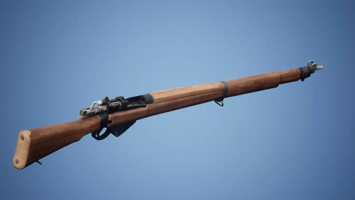 Generic WW2 Rifle Low-poly 3D model