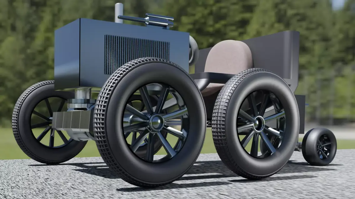 Model Zihad A1 Battery backup military auto gun car  Low-poly 3D model