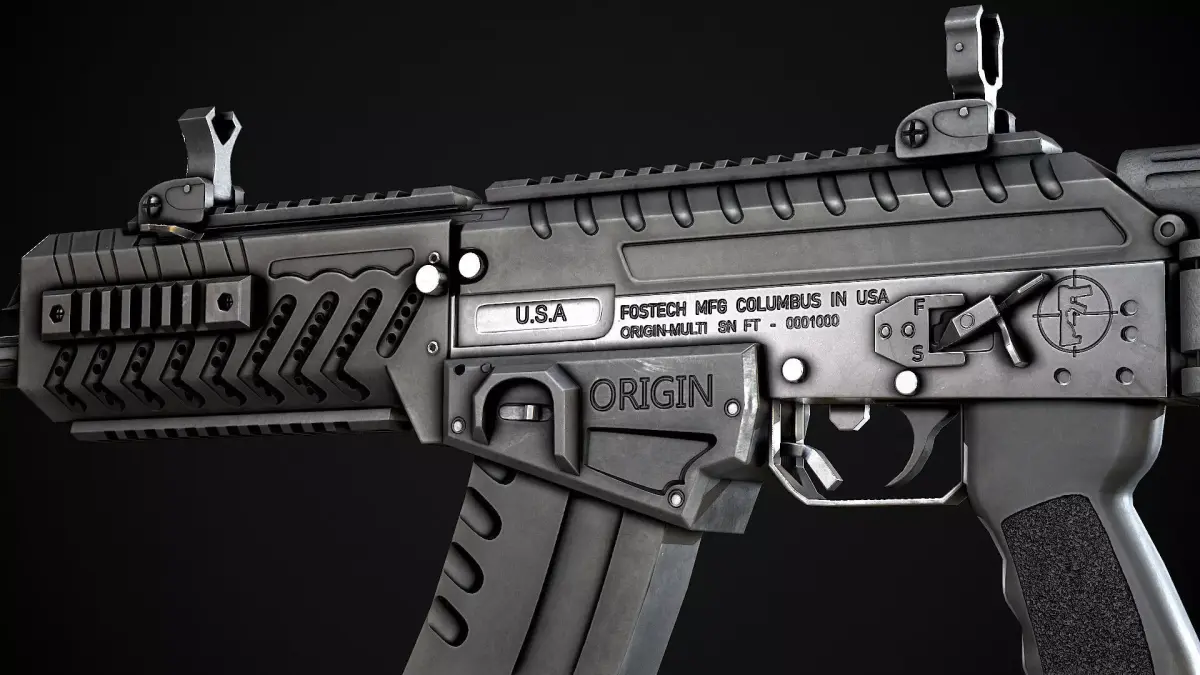 AAA FOSTECH ORIGIN 12 Game Ready PBR Low-poly 3D model