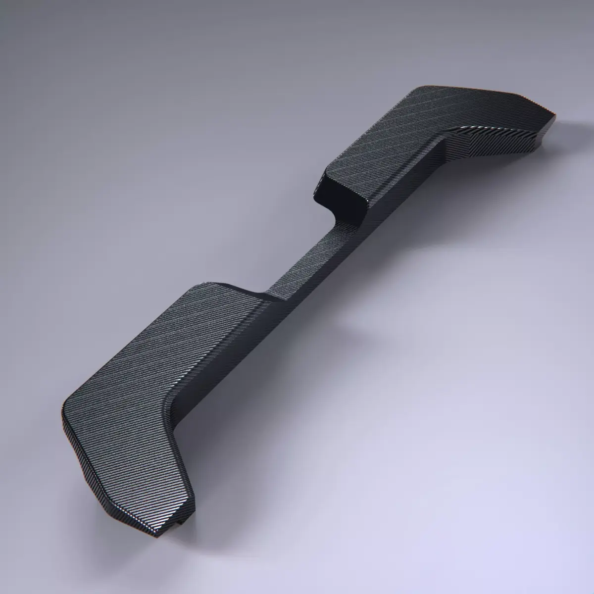 Spoiler combo rear sedan 3D model purchase