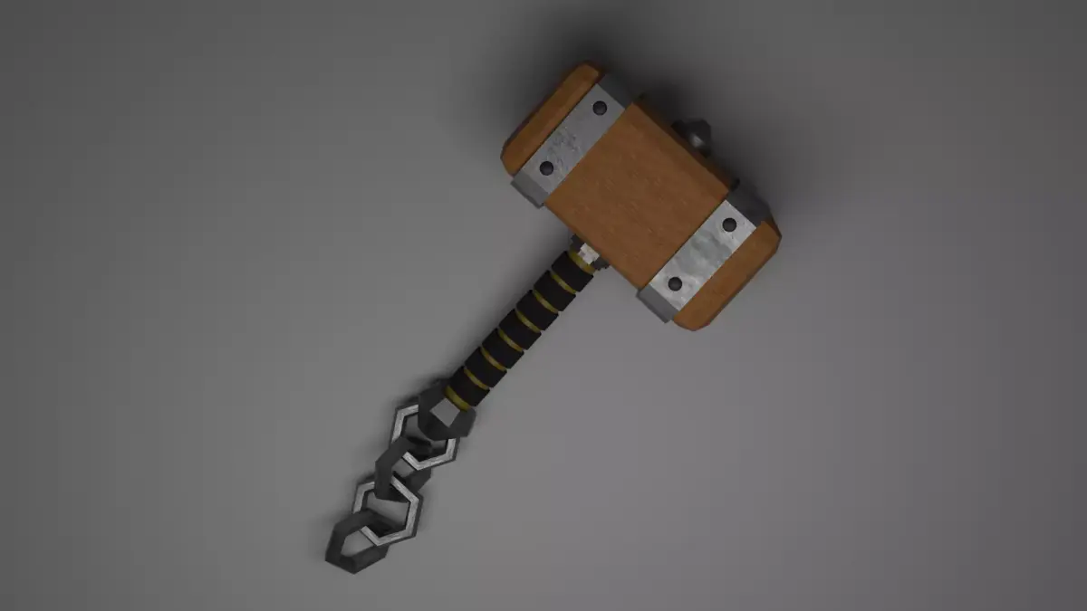 3D Hammer 3D model