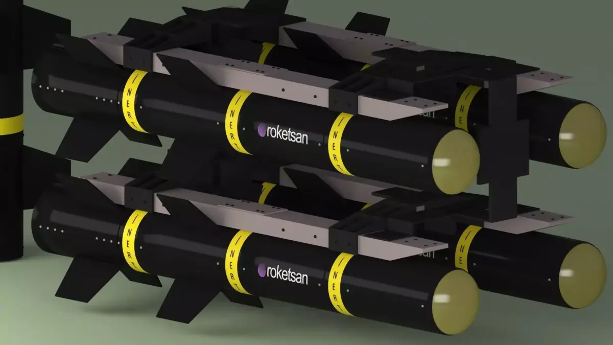 Missile - Roketsan - Umtas 3D Model 3D model