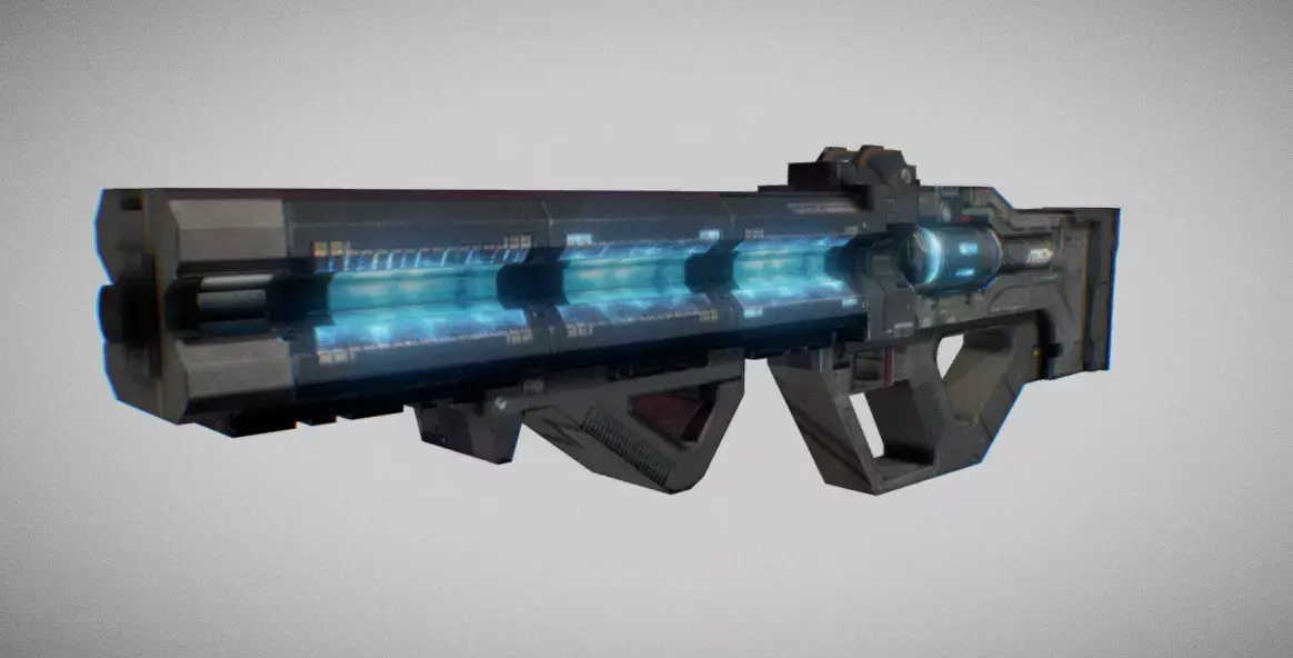 Havoc rifle from apex legends Free low-poly 3D model