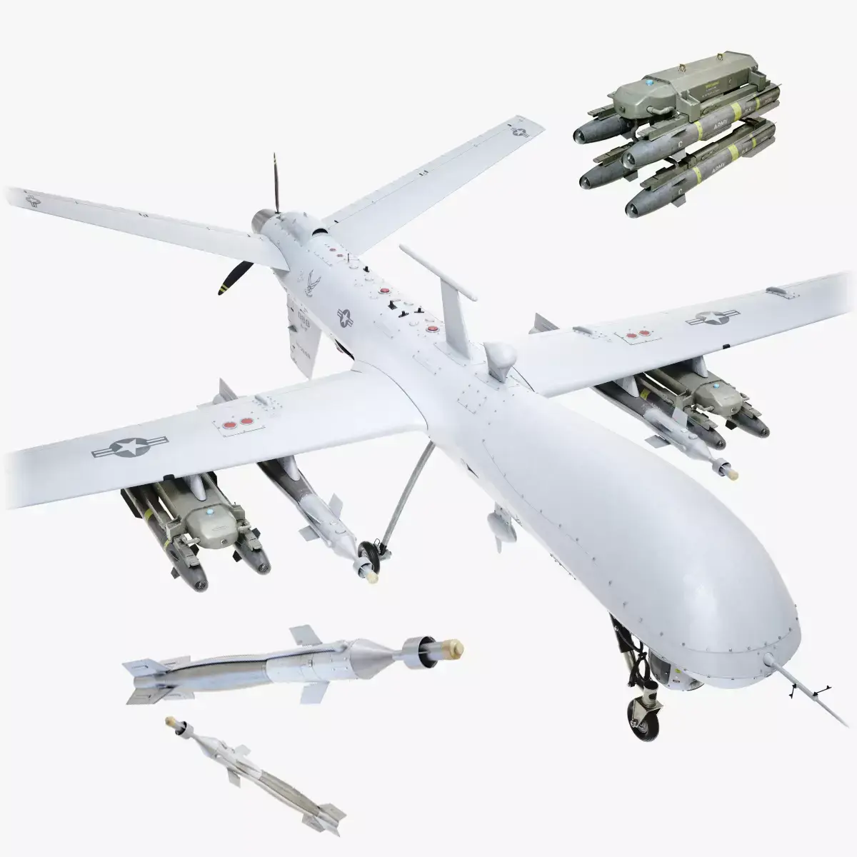 Drone Predator 3D model