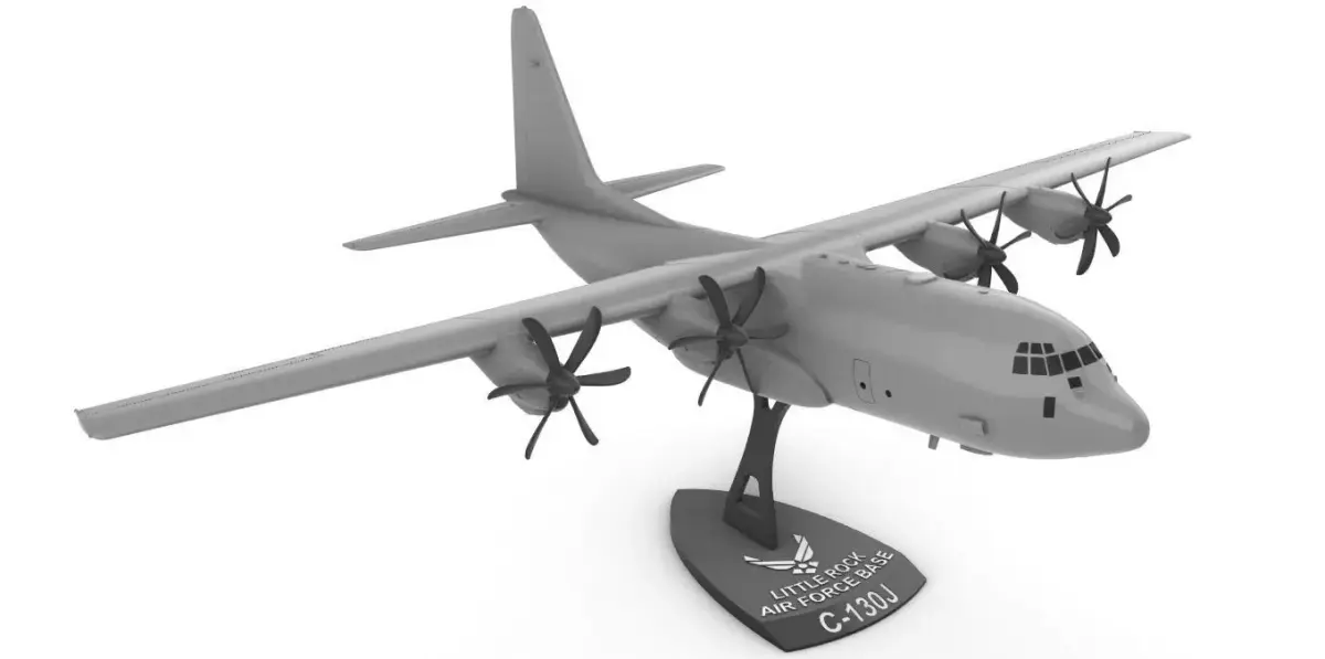 C-130J 3D print model