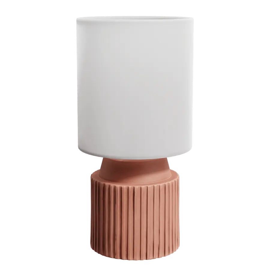  Eno Ceramic Chic Shade Lamp Model, Pink 