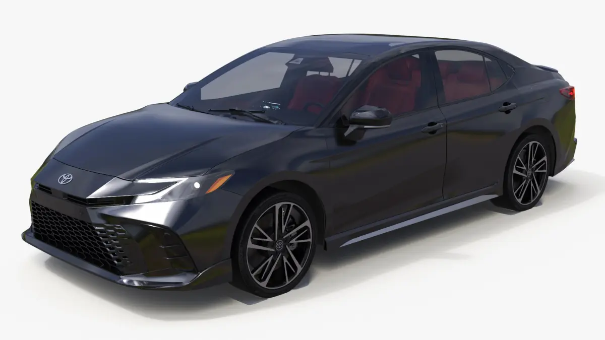 Toyota Camry Hybrid Underground Simplified 3D model