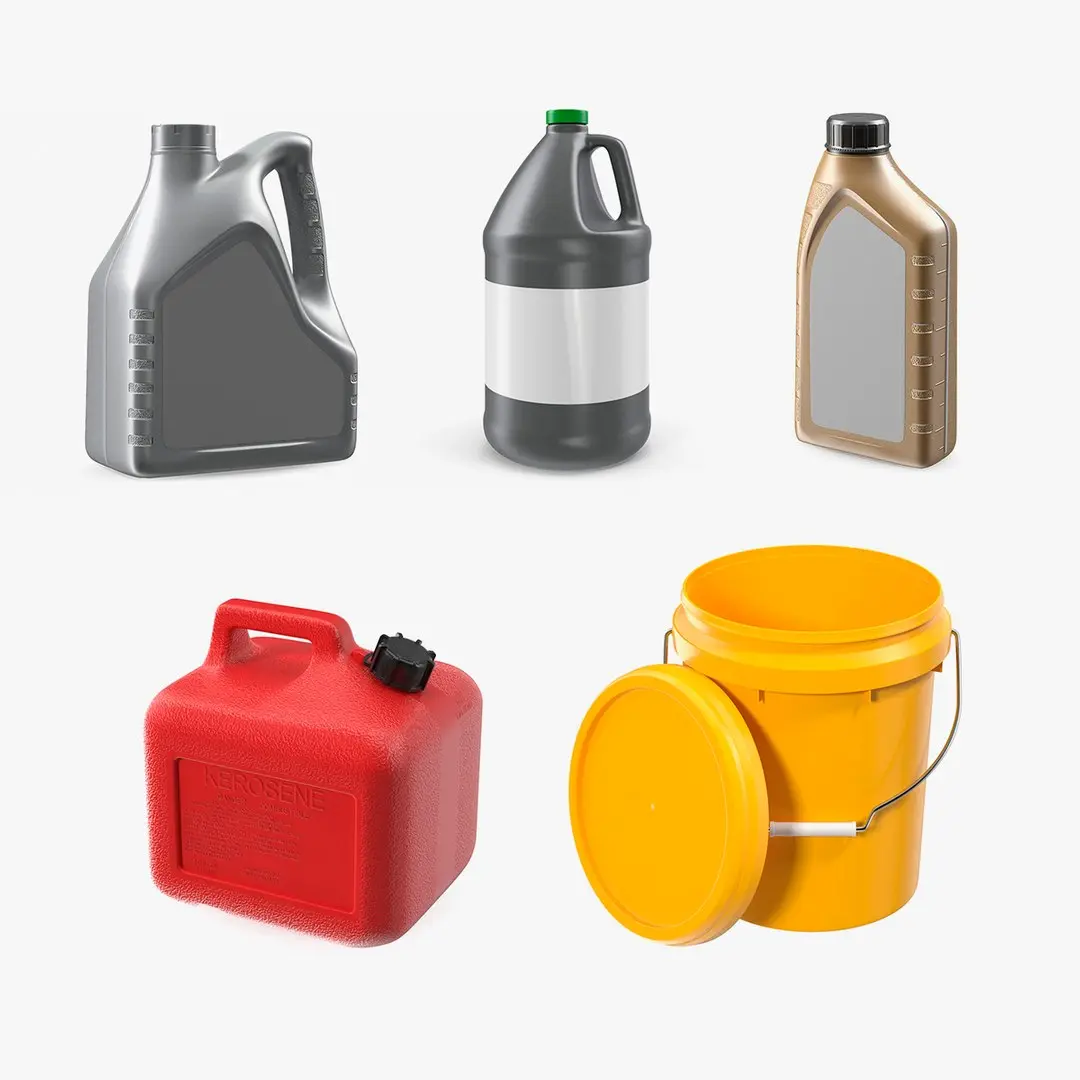 Plastic Cans Collection 2 3D model