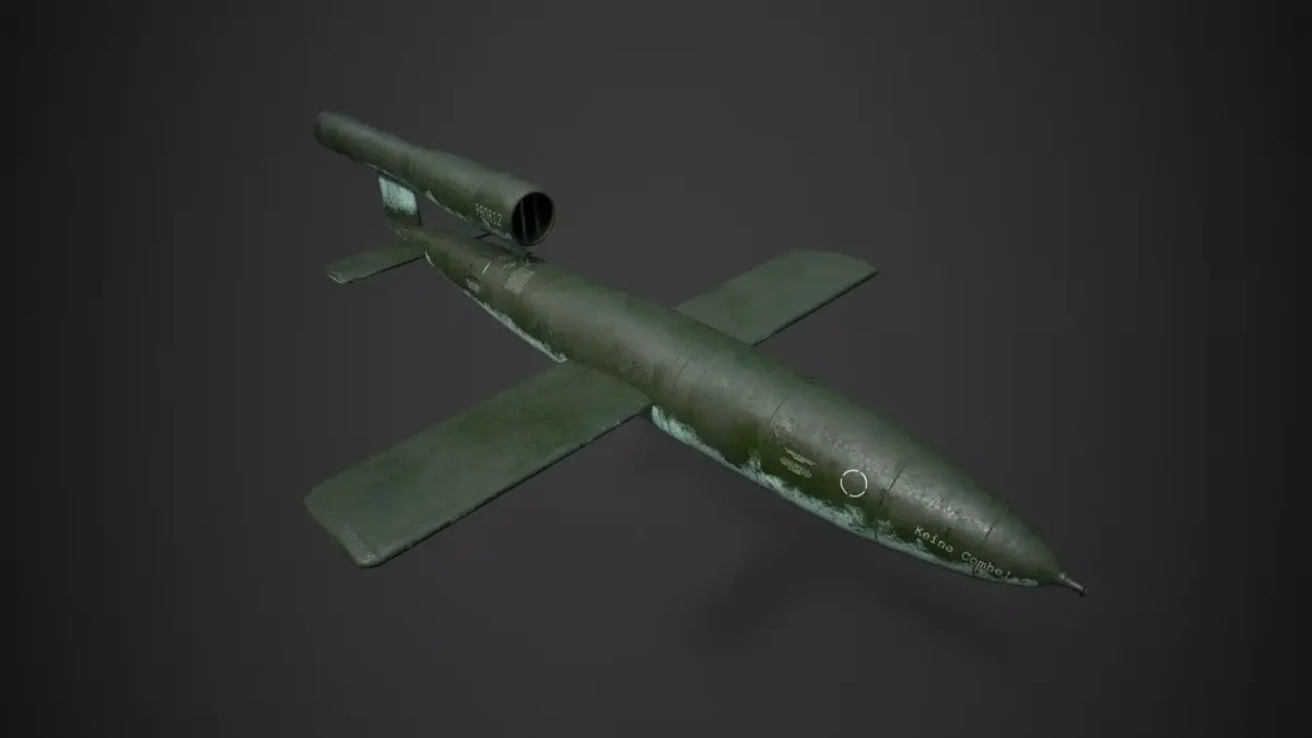 fieseler Fi 103  Low-poly 3D model