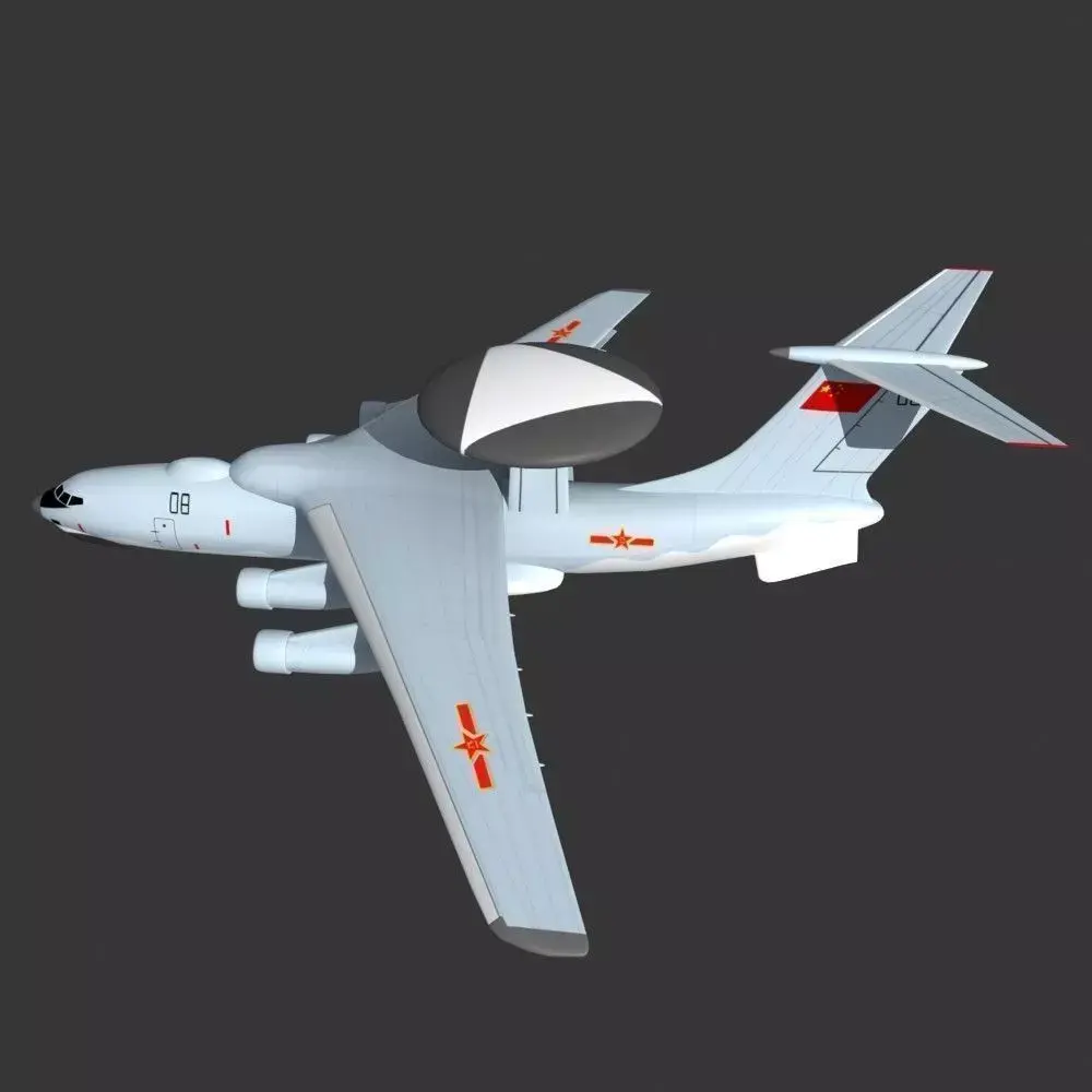 KJ 2000 AWACS 3D model