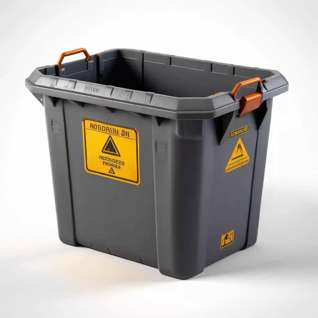 Industrial Storage Container Box 3D model