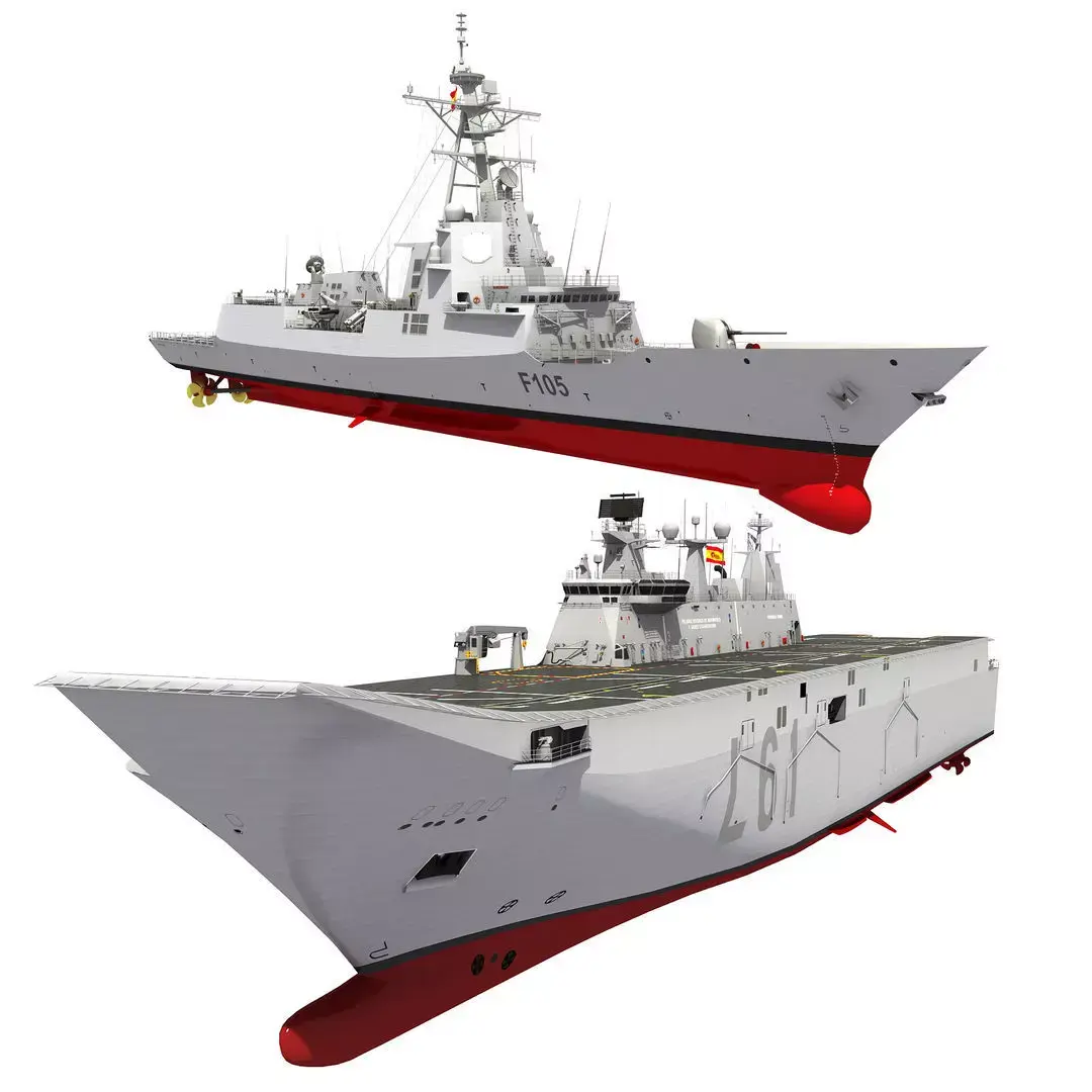 SPANISH NAVAL FORCES 3D model