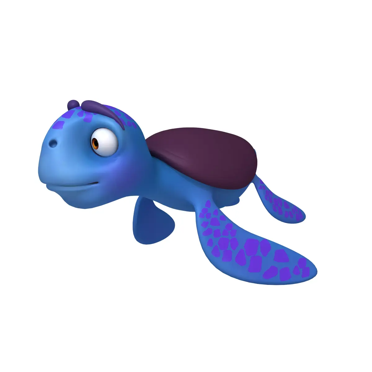 Turtle Cartoon 3D model purchase