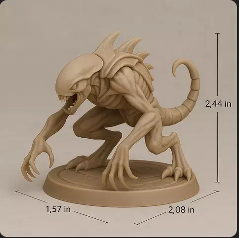 CHITIN LURKER Alien Stealth Predator Unit 5 Deadly Poses 3D print model purchase