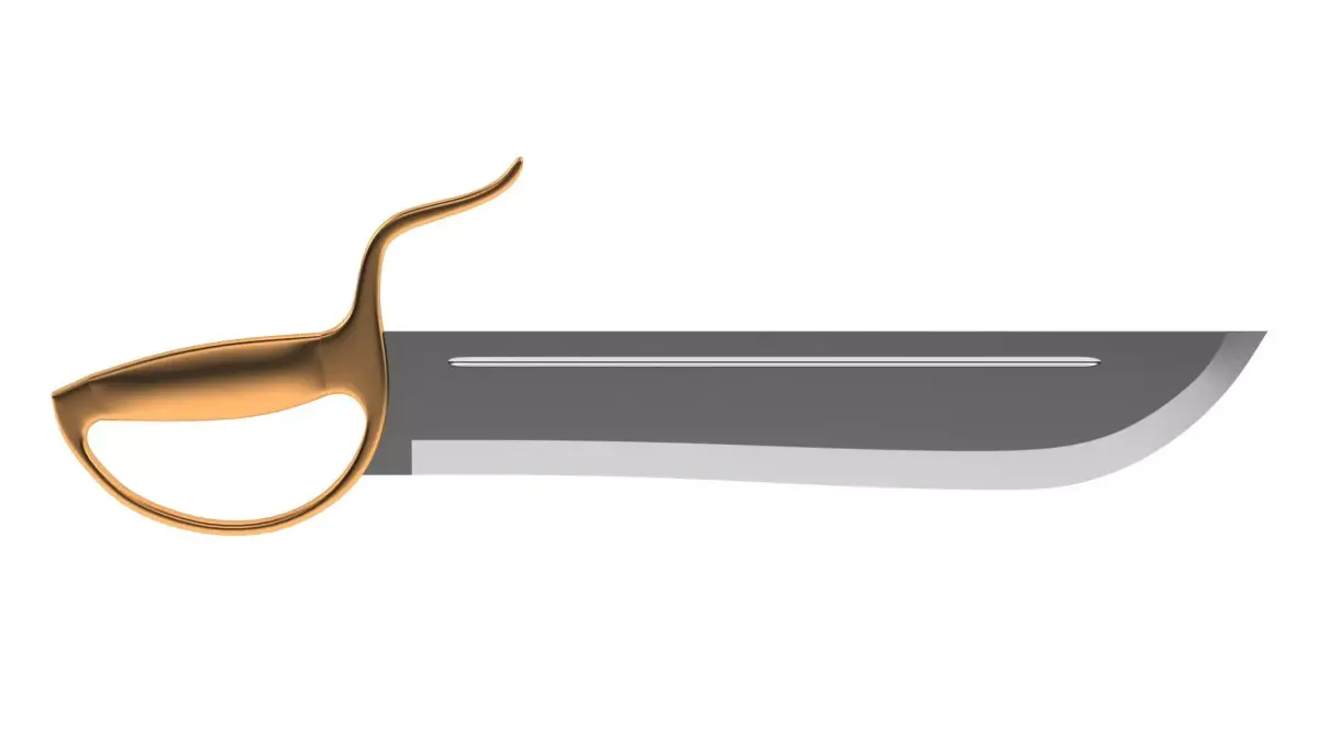 Butterfly Sword 01 3D model