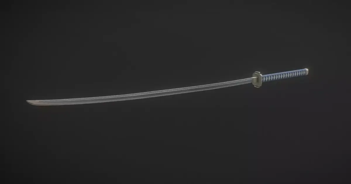 sephiroth katana 3D model