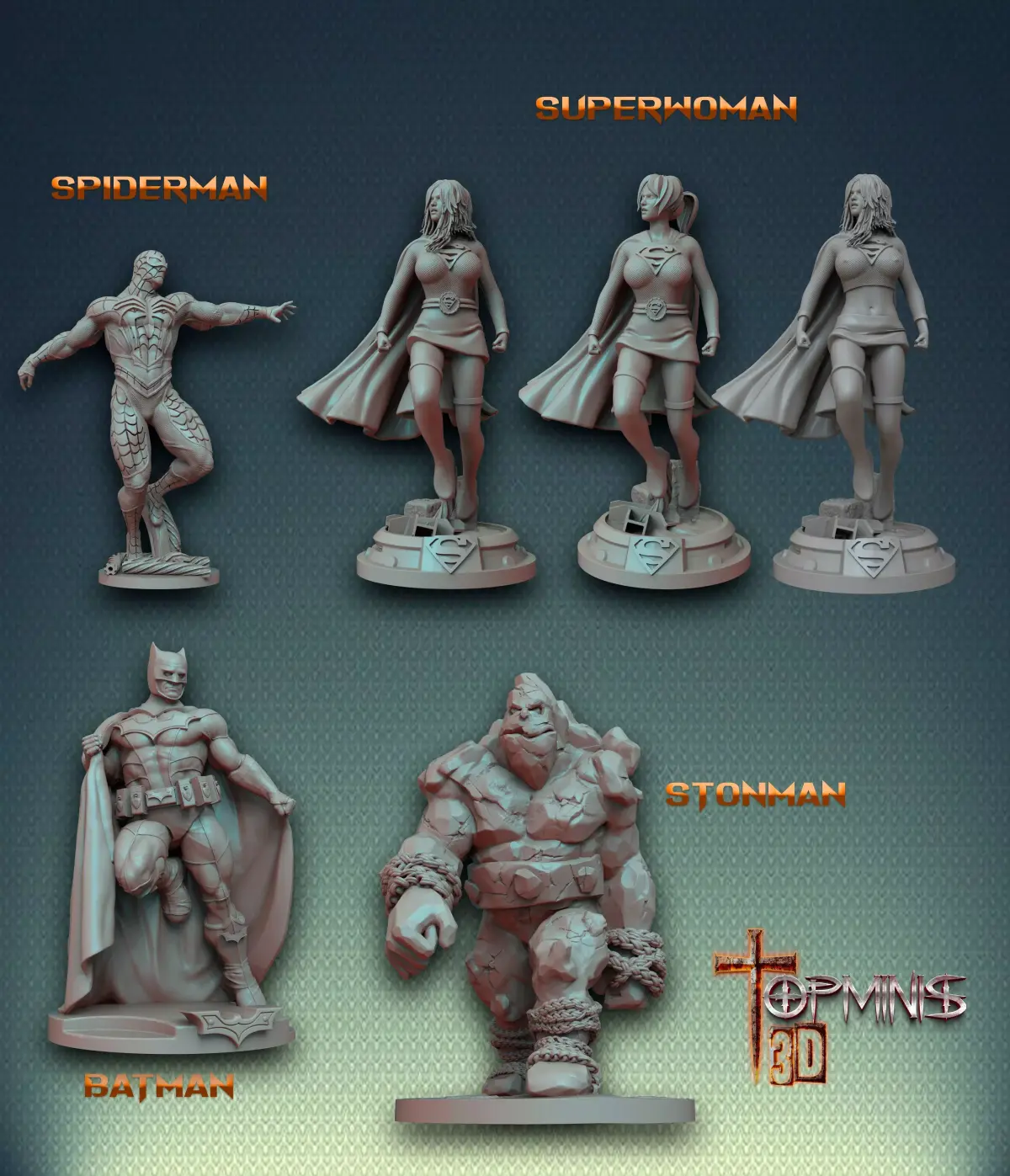 HEROES 3D print model