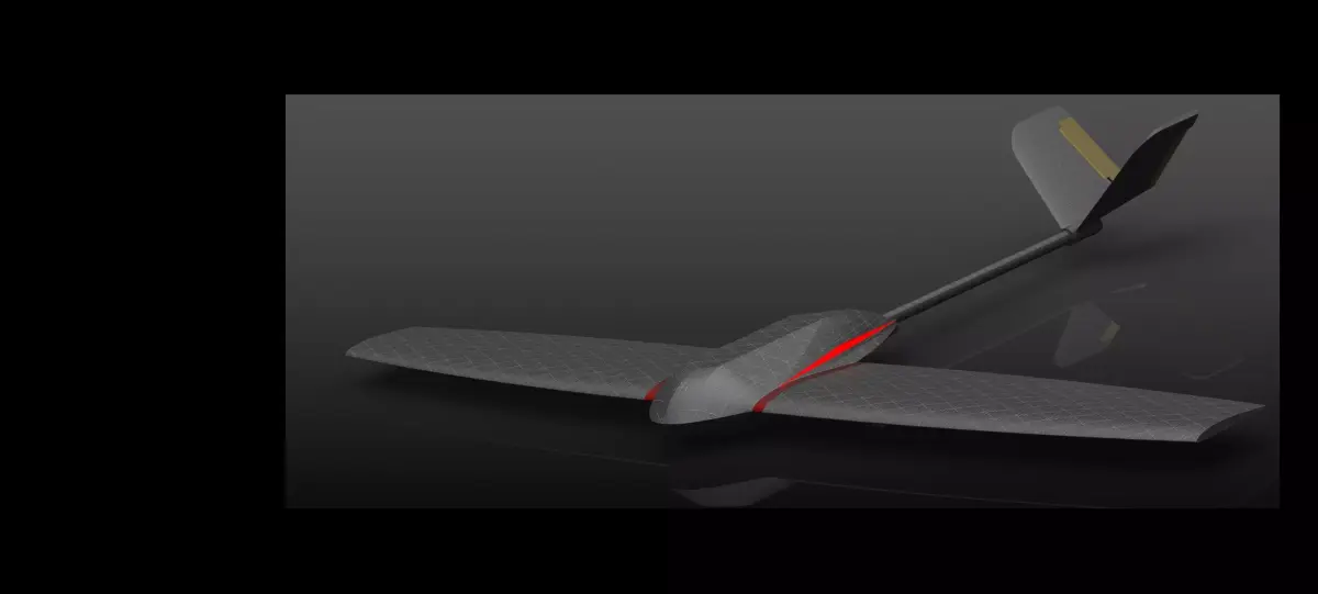 Plane Outline 3D print model