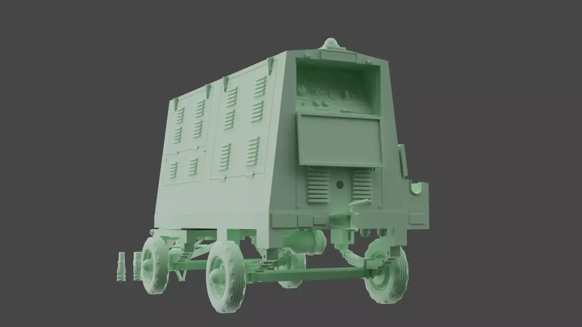 RAF Houchin Mk5 Ground Power Unit 3D print model
