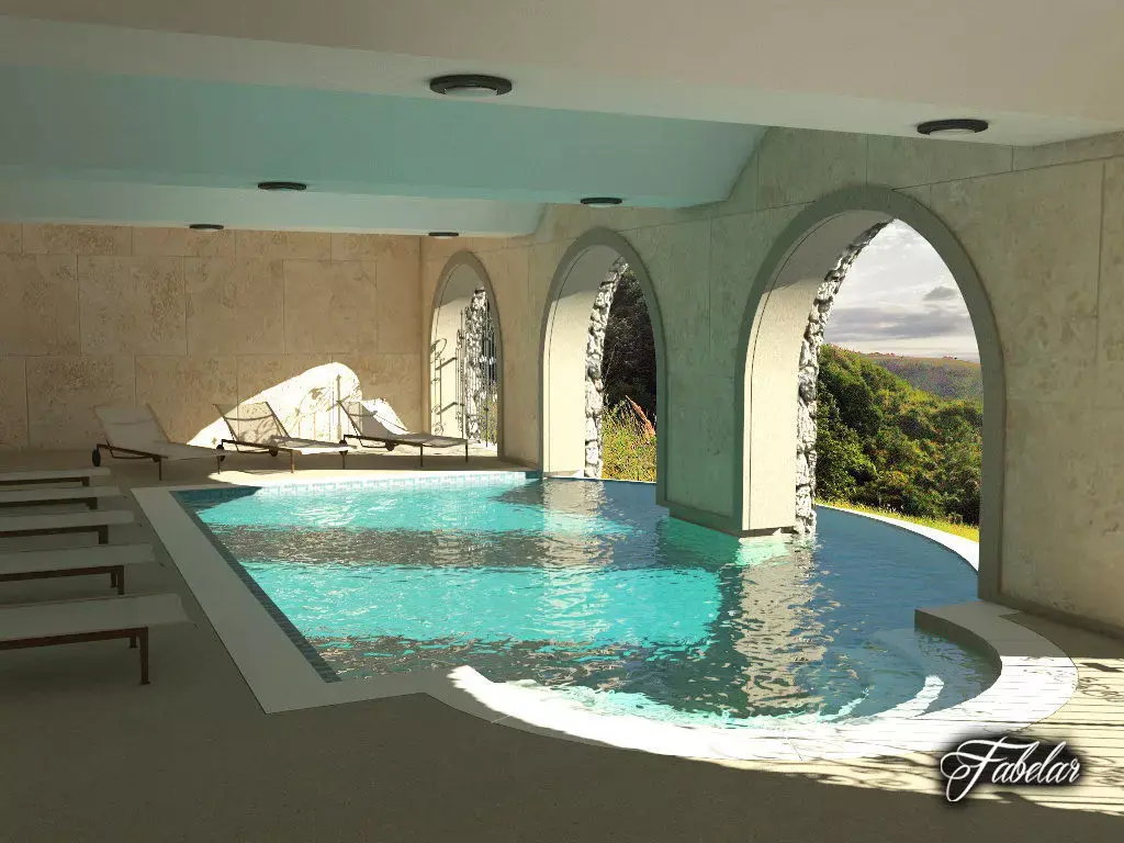 Swimming pool 3D model buy