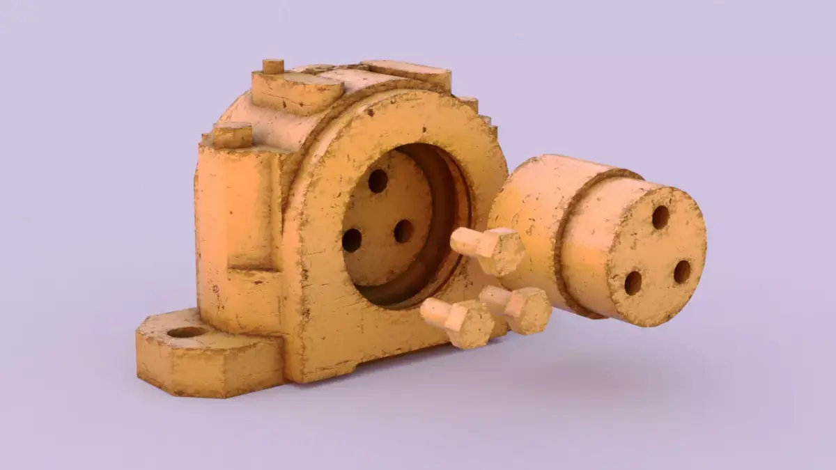 Metal object Free 3D model