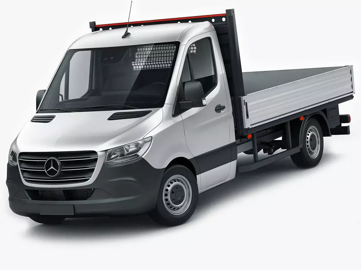 Mercedes Sprinter 2018 pickup 3D model