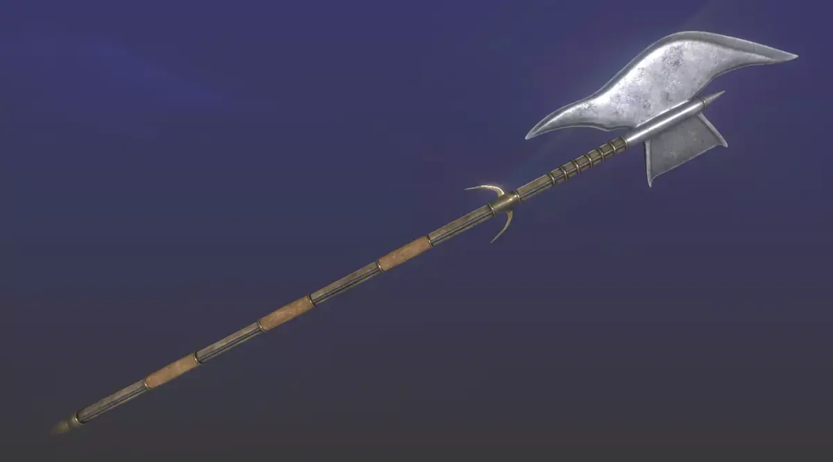 Battle Axe Low-poly 3D model 14