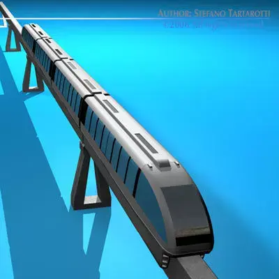 Monorail train 3D model buy