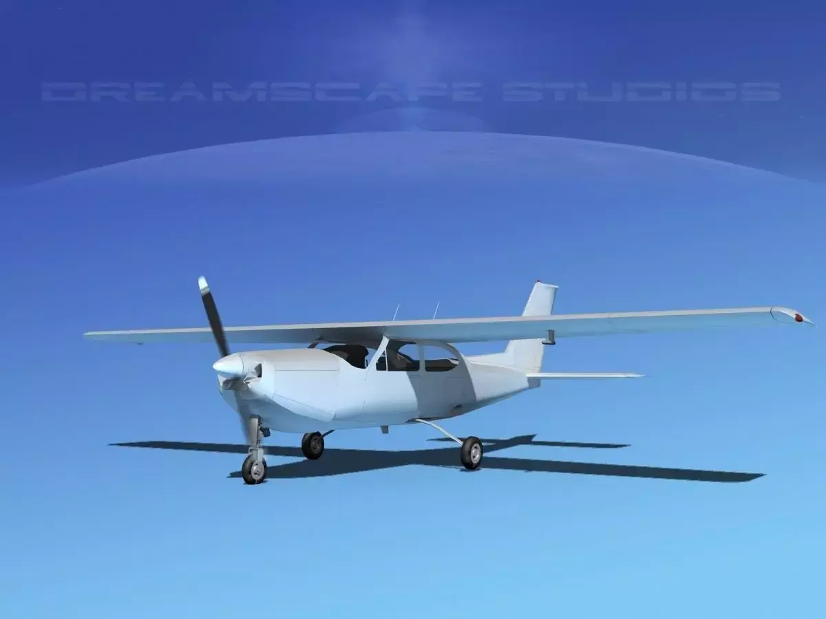 Cessna C-177RG Cardinal  Bare Metal 3D model