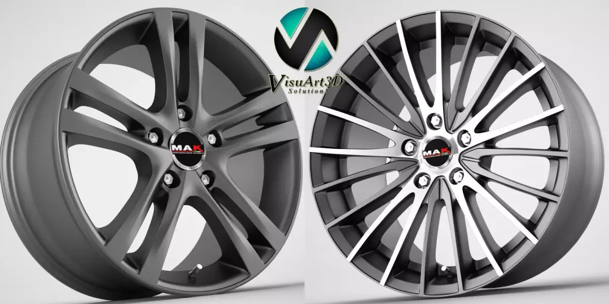Mak Venti and Zenith Rims 3D model