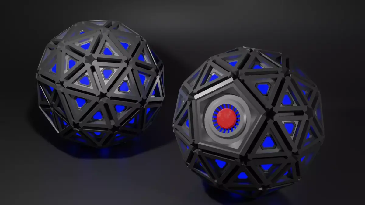 Electro Magnetic Pulse  Grenade 3D model