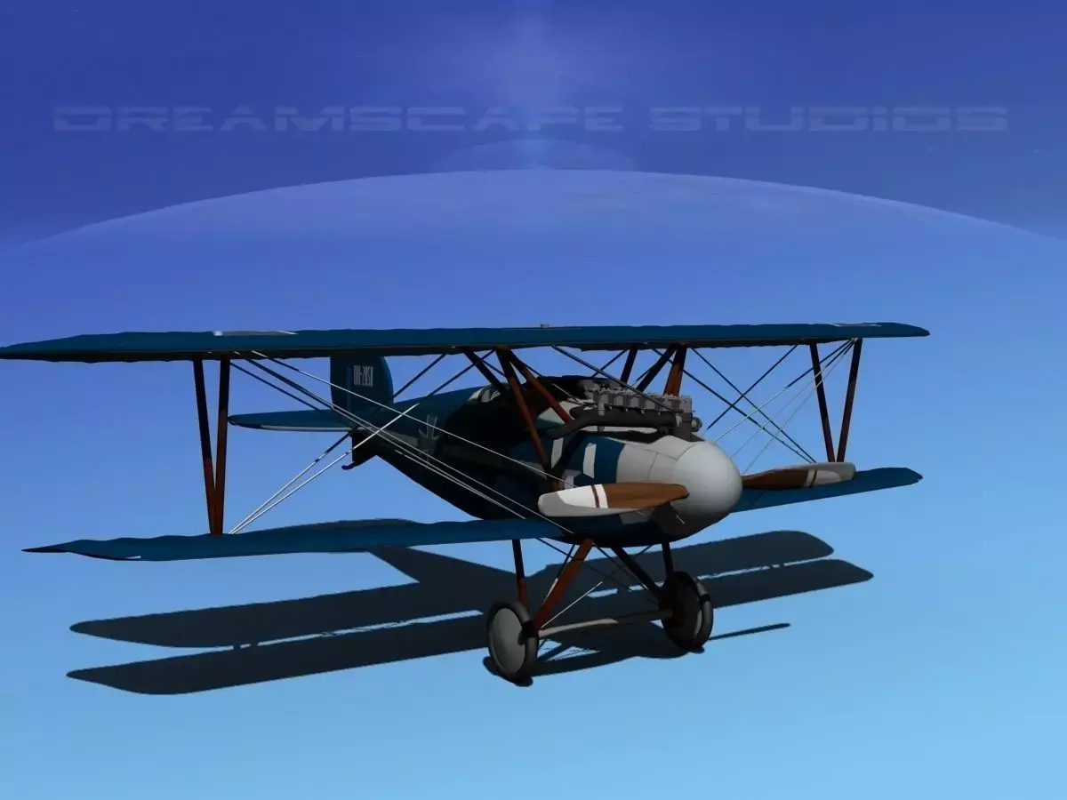 Albatross DIII Fighter 3D model by Dreamscape from CGTrader (Rigged)